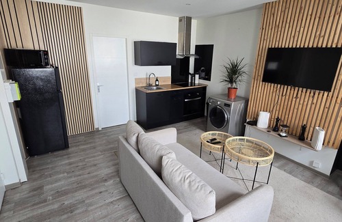 Angouleme Apartment | Besson Bey II - Ideal for couples & professionals - Patio - WiFi - Near train station - City center