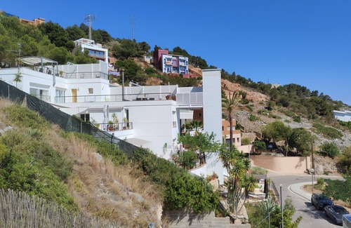 Sitges Villa | Best location Sitges-Wonderful Villa Sunlight (Ibiza Style) Pool & Stunning view