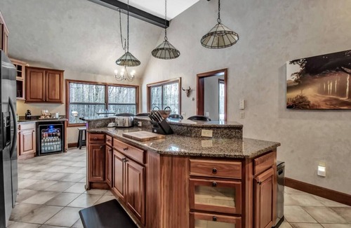 Ellicottville Ski Chalet | Best of both worlds; chalet located on a private lot in the pines and only 1 miles from the village!