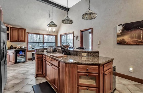 Ellicottville Ski Chalet | Best of both worlds; chalet located on a private lot in the pines and only 1 miles from the village!