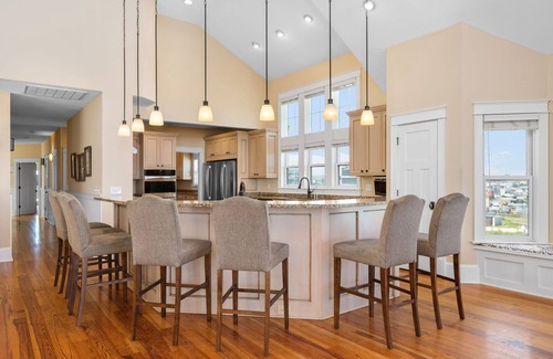 Kill Devil Hills House | Best of My Love:Oceanfront, heated pool, hot tub, elevator, rec and theater room