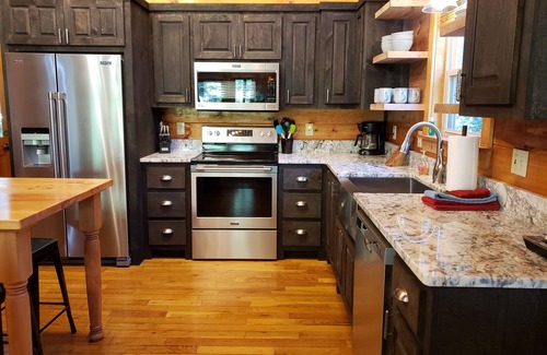Epworth Cabin | Best river access on Fightingtown Creek! Stocked trout stream! Family perfect!