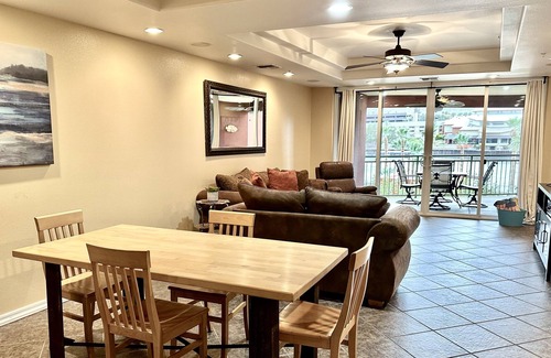 Mohave County Condo | Best Riverfront Condo w/ boat launch, pool, & spa!