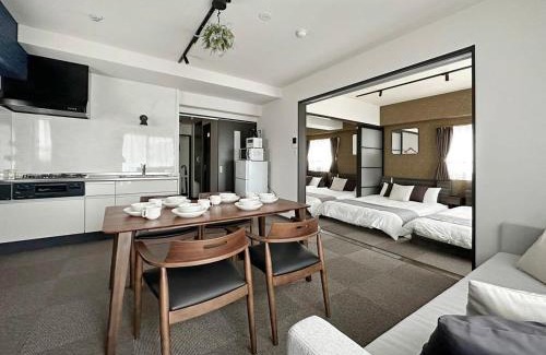 Hiroshima City Centre Apartment | bHOTEL Nagomi - Large 2BR Apt City Center for 10 Ppl