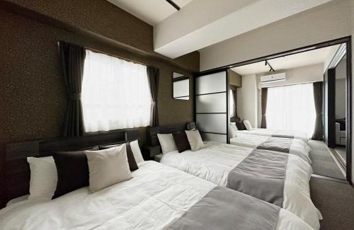 Hiroshima City Centre Apartment | bHOTEL Nagomi - Large 2BR Apt City Center for 10 Ppl