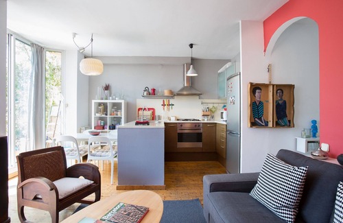 la Vila de Gracia Apartment | Big Attic penthouse, 2 private terraces, views Sagrada Familia. 3 large bedroom