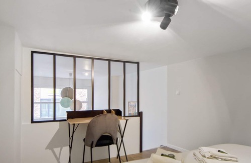 Wazemmes Apartment | Big charming studio in the center of Lille - Welkeys