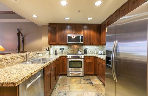 Truckee Condo | Big Horn 205, Steps Away from Gondola in the Village at Northstar, Sleeps 4, Hot Tub & Gym Access