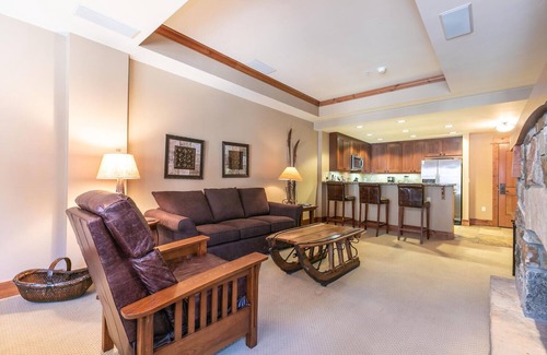 Truckee Condo | Big Horn 205, Steps Away from Gondola in the Village at Northstar, Sleeps 4, Hot Tub & Gym Access