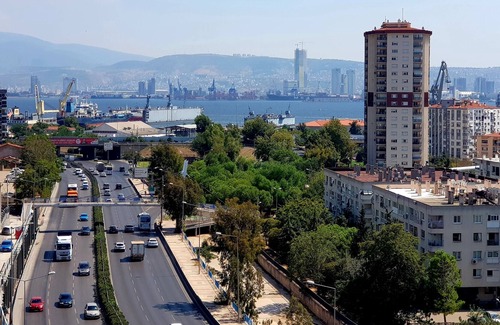 Bayraklı Apartment | Big new flat with wonderful & warmest sea view in izmir