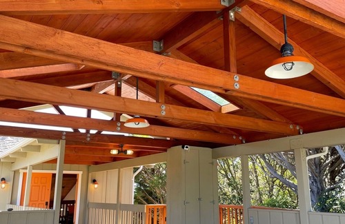 Northeast Carmel House | Big Sur Lodge-Style House in Carmel with PANORAMIC Ocean, Bay & Valley VIEWS!
