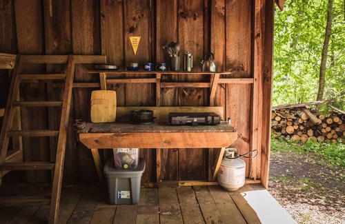 Zirconia House | Bill's Cabin - 38 acres- hiking, mountain biking, waterfall