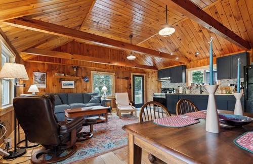 Rangeley House | Birchwoods | Comfortable living in a private, natural setting | dog friendly