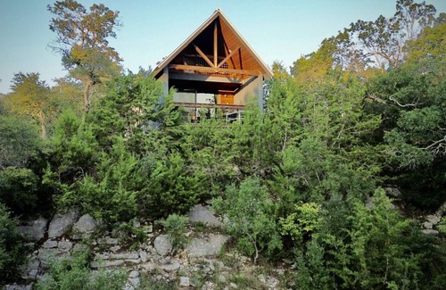 Dripping Springs House | Bird’s Eye, at Wanderin’ Star Farms