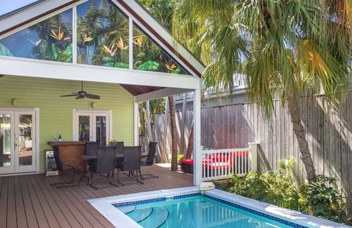 White Street Gallery District House | Birds of Paradise in Key West *monthly rental*