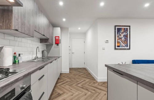 Birmingham Apartment | Birmingham Luxe Free Parking Sleep 8 Central
