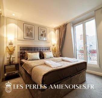 Centre Ville Apartment | Black Pearl Suite Luxe Centre-Ville Amiens à 200m de la Cathédrale