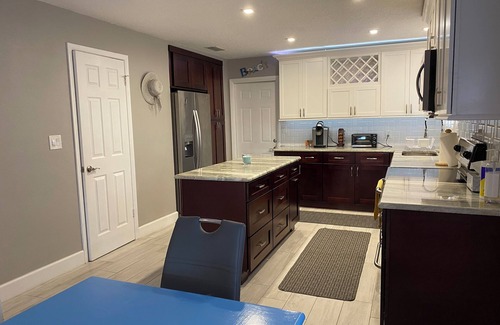 Port Canaveral House | Blue Beach House - Duplex Home, A Minute Walk to the Beach
