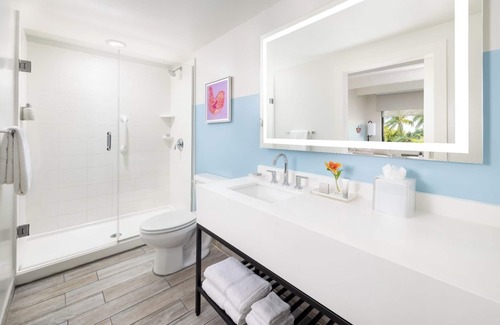 New Town Hotel | Blue Flamingo Resort l 4 Rooms, Pool, Cabanas, Karaoke & Old Town Shuttle