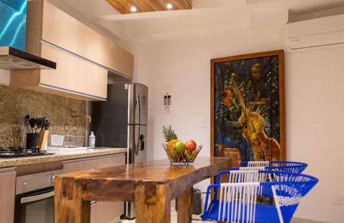 Castillogrande House | Blue House Castillo View Private Jacuzzi