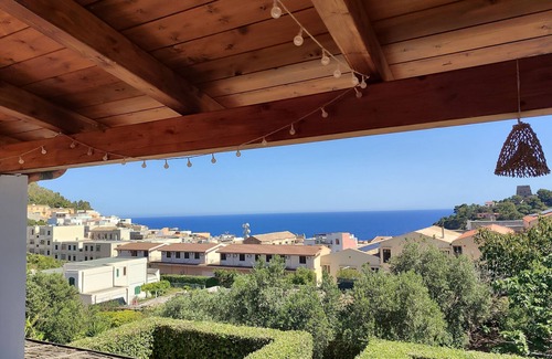 Ustica Apartment | Blue House with Sea View