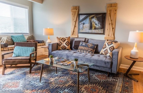 Chalet Village Condo | Blue Smoke Vistas - 2BR Condo for 4 facing park w/pools