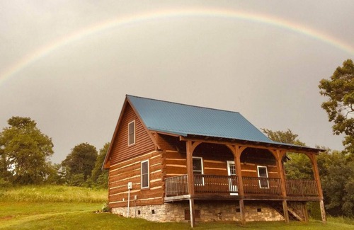 Vesta Cabin | Blue Willow Cabin, high up on the hill with180 degree views.