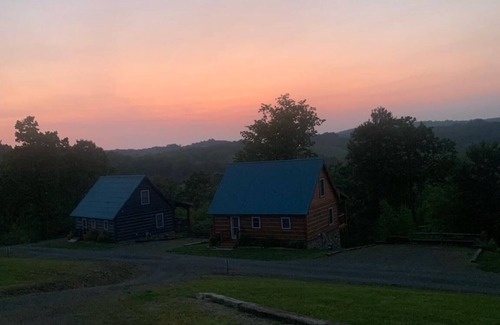 Vesta Cabin | Blue Willow Cabin, high up on the hill with180 degree views.