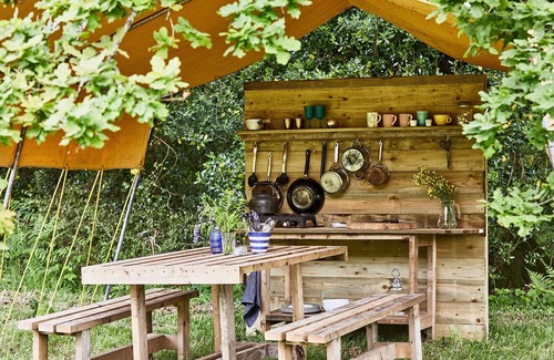 Cullompton RV Rental | Bluebell Brook CampnSecluded camping in 13 acres of magical meadow and woodland.