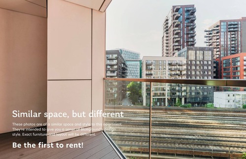 Vauxhall Apartment | Blueground | Nine Elms, balcony, nr Battersea Park