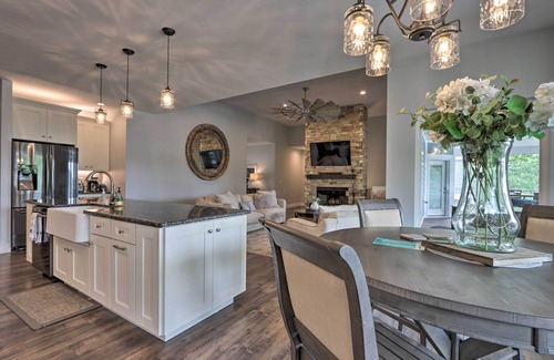 Osage Beach House | Boat Dock & Fire Pit: Luxe Osage Beach Lake House!