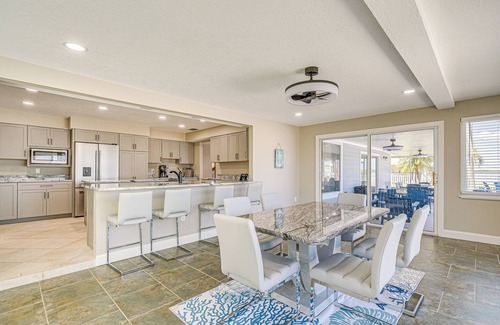 Dixie Shores House | Boat Dock & Pool: Bayfront Crystal River Home