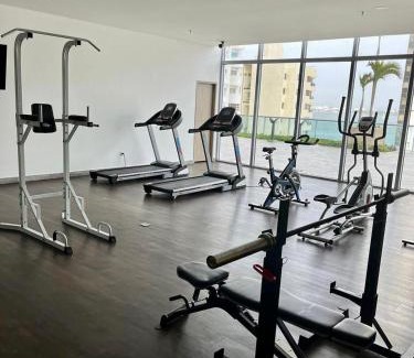 Bocagrande Apartment | Bocagrande bay view gym jacuzzi pool