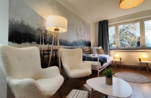 Kranichfeld Apartment | BohnApartments Juwel am See, mitten in der Natur - gratis Parkplatz - Kamin - WLAN - Nähe Erfurt