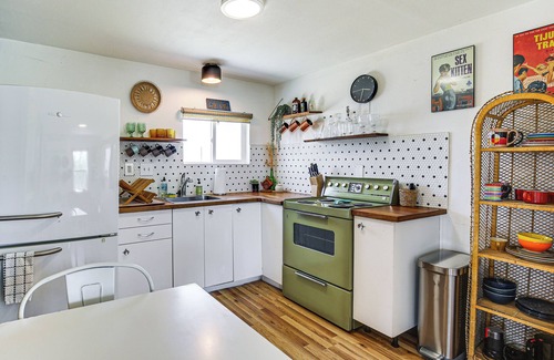 Twentynine Palms House | Boho Bungalow w/Hot Tub: 16 Mi to Joshua Tree NP