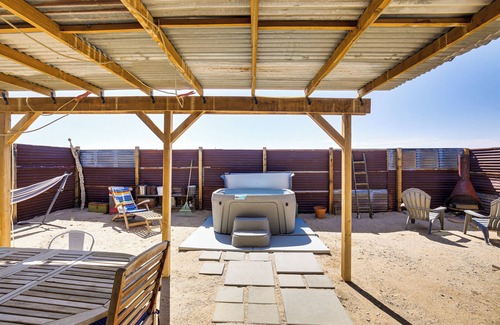 Twentynine Palms House | Boho Bungalow w/Hot Tub: 16 Mi to Joshua Tree NP