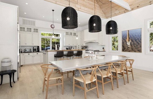 Clearwater Beach House | Boho-style home with a private pool, pool house, hot tub, complete.