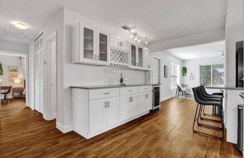 Sunset House | Boho-styled home w/newly remodeled fenced-in pool!