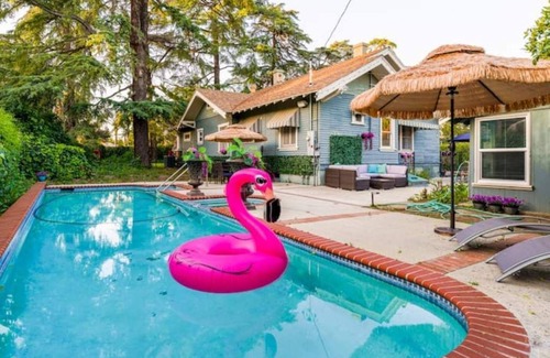 North Hollywood House | Boho Vibe House with Pool near Hollywood