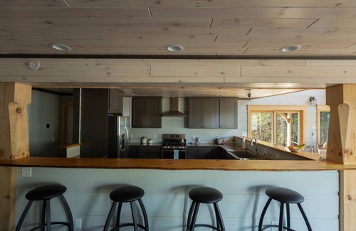 Straits of Mackinac House | Bois Blanc Island Lighthouse Home. Iconic Sunset Views of the Mackinac Bridge!