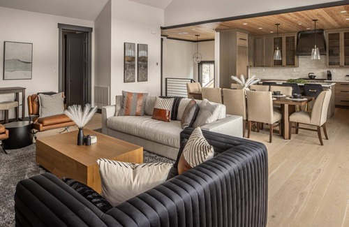 Big Sky House | Book a Winter Stay Today! New 5 Bedroom Home in Town Center with Private Hot Tub and Fireplace!
