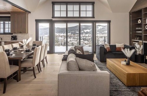 Big Sky House | Book a Winter Stay Today! New 5 Bedroom Home in Town Center with Private Hot Tub and Fireplace!