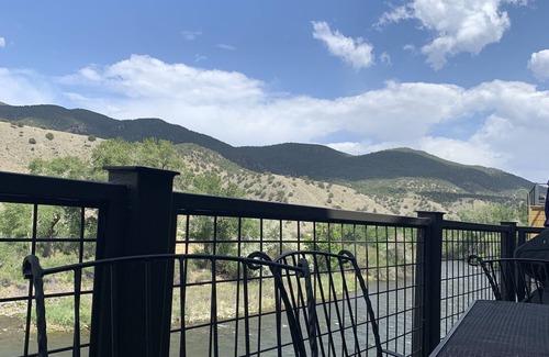 Salida Condo | Book NOW for Fall Colors! Downtown Salida with 3 balconies on the River!