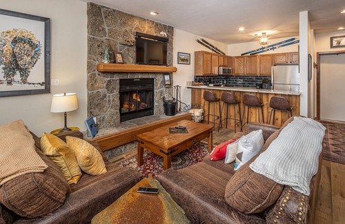 Big Sky Condo | Book Now for Holidays! First Floor Condo on Shuttle Route with Mountain Views!