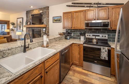 Big Sky Condo | Book Now for Holidays! First Floor Condo on Shuttle Route with Mountain Views!