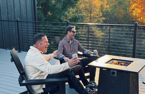 Bellaire Apartment | Boutique Resort Studio with Hot Tubs, Sauna, & More. Walk to Downtown Bellaire!