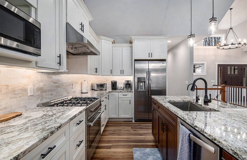 Boyne Falls House | Boyne Mountain Custom Home: Golf and Ski Steps From Your Door w Hot Tub!