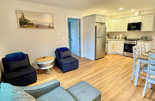 Bridgton House | Brand new 2BR, 1.5BA-close to amenities yet feels secluded. 2 story, AC, wifi!