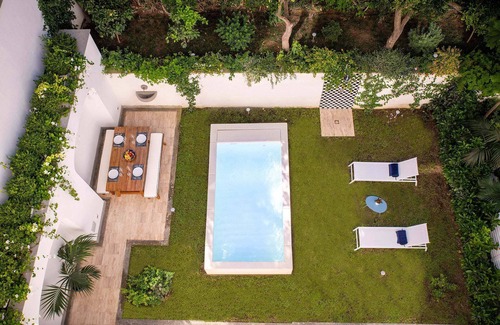 Sant'Agnello Apartment | Brand new 3BR 3BT lavish serviced central apartment with private pool and garden