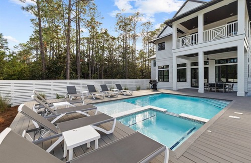 Sugarwood Beach House | Brand New Beach Home! With LSV, Bikes, Pool, & Spa!